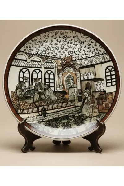 arzuelsanat Minyatür Çini Dekoratif Tabak