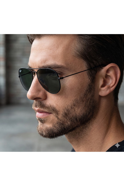 Ray-Ban Erkek Aviator Damla Güneş Gözlüğü Uv400 58-14-140 NT26700250