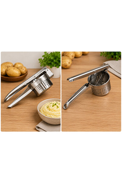 Real Mutfak Potato Crusher, Potato Press, Steel Potato Puree Machine