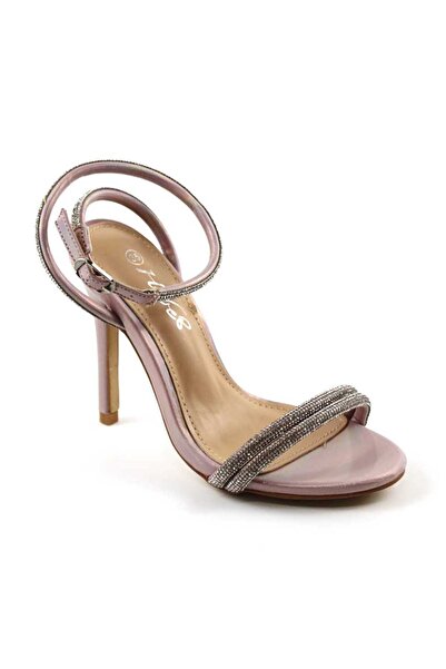 mm Elegant women's Sandals with shiny reflections LE7128-CHAMP