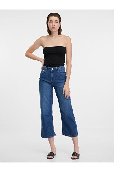 ORSAY Dark blue women's wide-leg jeans