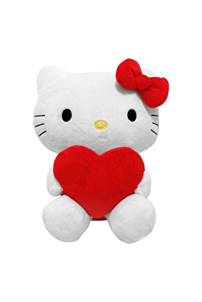 Joytoy Figurină de pluș Sanrio Hello Kitty Inimă, 14 cm