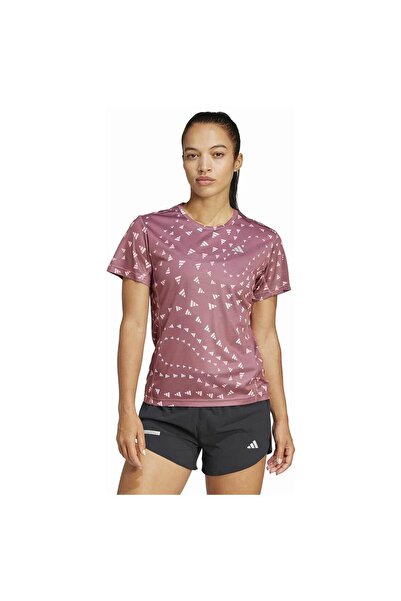 adidas Femei& # x27;s Tricou cu mânecă scurtă cu logo-ul brandului Run It S