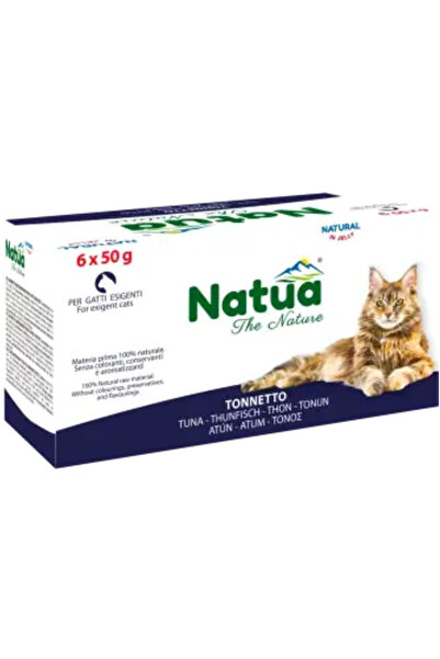 Natua Wet Cat Food Natuwa Wet Cat Food with Tuna 6x50g Pieces