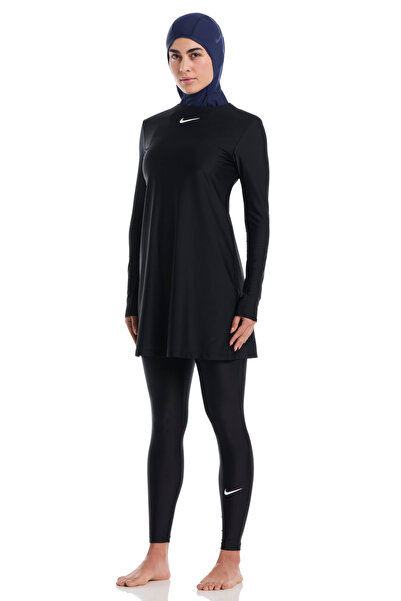 Nike Victory Swim Long Sleeve Dress Women's Black Swim Dress