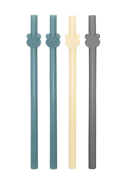 Babyjem Silicone Straw - Blue