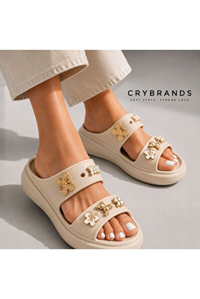 crybrands Kadın Ortopedik EVA Terlik–Kaymaz Taban,Yumuşak Günlük Rahat Şık Te...