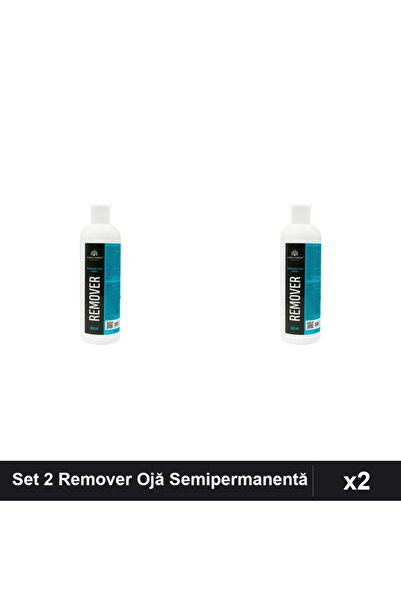 Makeup Set 2 Remover Îndepărtare Ojă Semipermanentă și Acril 500ml, Manichiur...