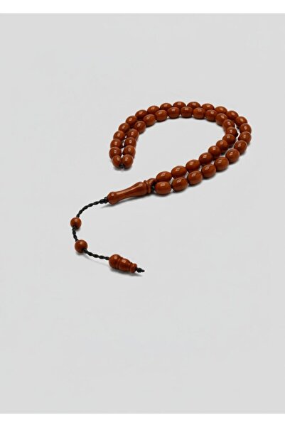 BBCN 33 Lux Oval Cut Coffee Tree Rosary Beads Soft Touch