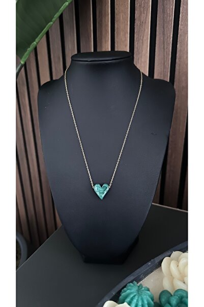 Rüya Glass Bead Heart Necklace