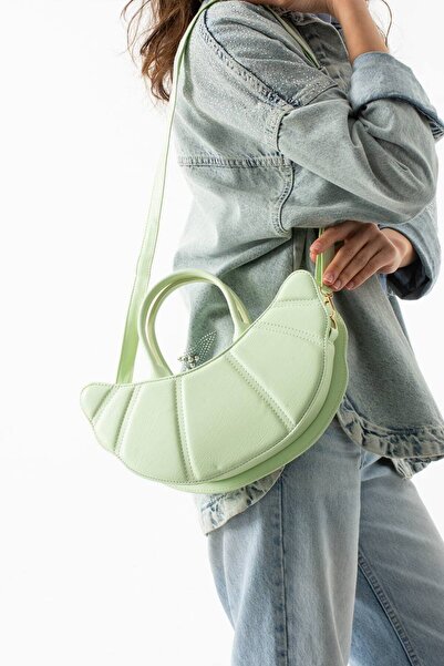 WİKİDAYS.S MODA TRENDİ Croissant Model Medium Size Hand and Shoulder Bag with...