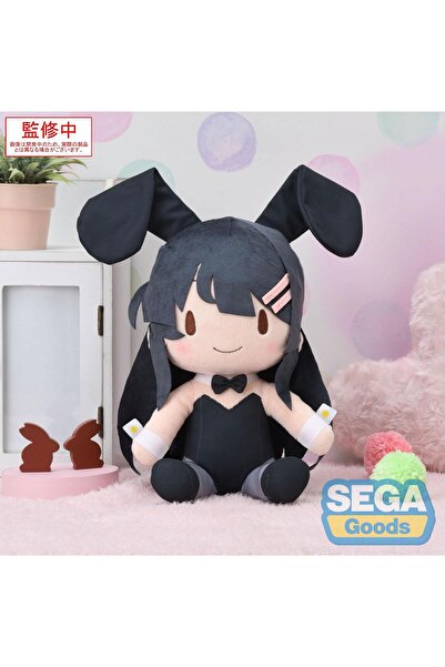 SEGA Rascal Does Not Dream Series Fuwa Petit Plush Figure Mai Sakurajima M 22 cm