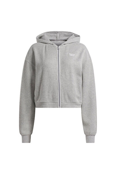 Reebok Femei& # x27;s RIE Jachetă Waffle cu fermoar integral L