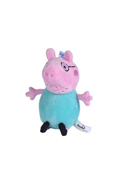 NO BRAND PEPPA PIG DADDY PIG BRELOC 10CM