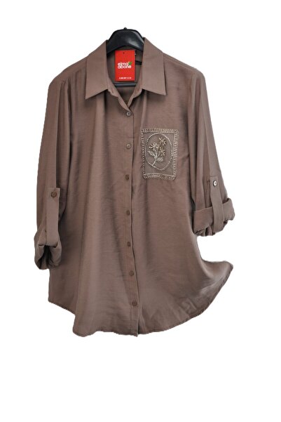 elma abone Plus Size Women's Modal Awesome Shirt Blouse