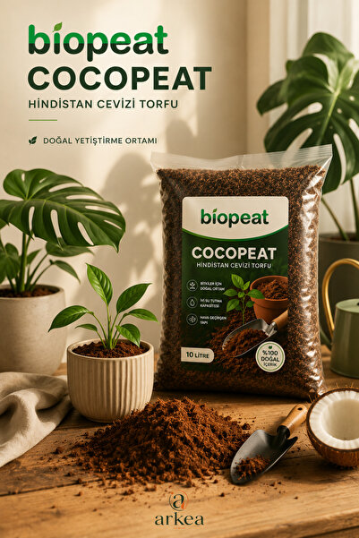 BioPeat Cocopeat Hindistan Cevizi Torfu 10 Litre | Saksı, Çiçek ve Fide İçin ...