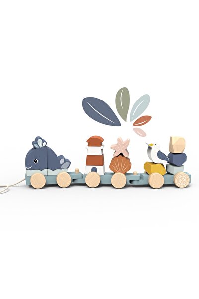 Speedy Monkey Pull and Build Toy,