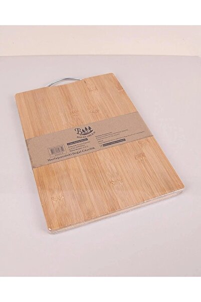 Royaleks Group Bamboo Metal Handle Bread Cutting Board22x32