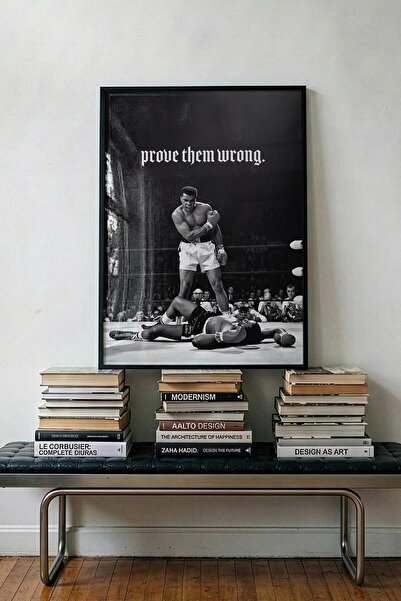 TabloRosa Siyah Çerçeveli Modern Dekoratif Poster Tablo – Prove Them Wrong | ...