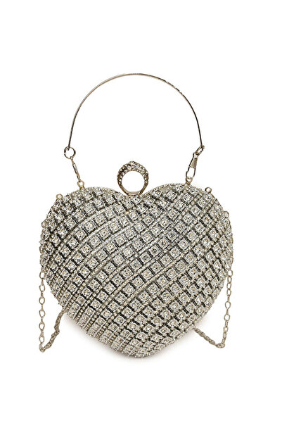 Ku er Love full diamond dinner bag light luxury rhinestone messenger bag part...