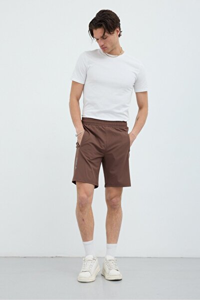 Shooter Sportswear Brown Men's Premium Slim Shorts