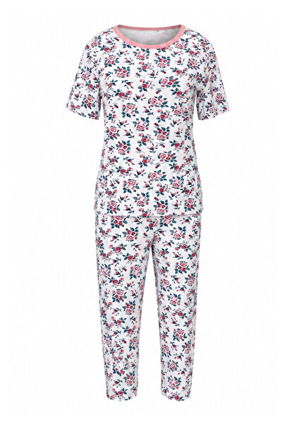 uniconf Pijama dama cu maneca si pantalon scurct PFV43IMP