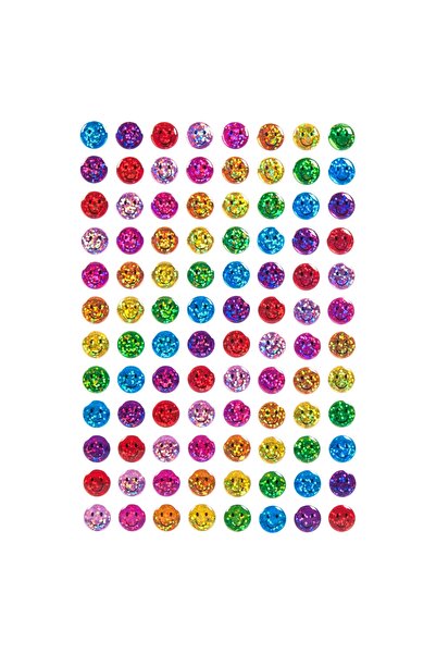 Zumzeria Stickere Emoticoane Colorate - 84 bucăți