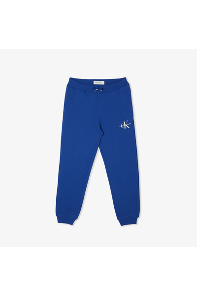 Calvin Klein Jeans Monogram Logo Çocuk Lacivert Eşofman Altı