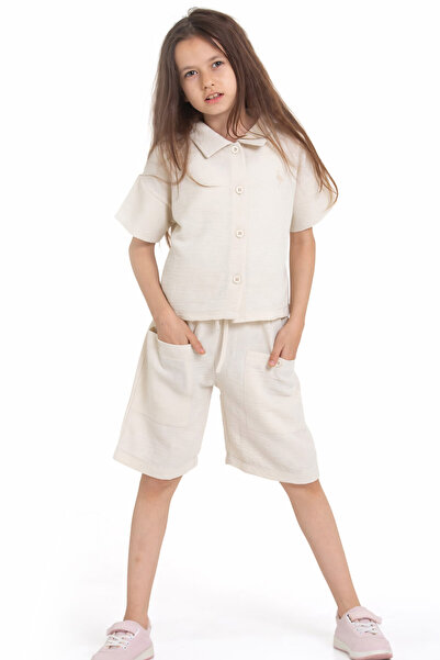MODANINO Set de lenjerie pentru fete (pantaloni scurți + cămașă) 3-10 ani 12665D