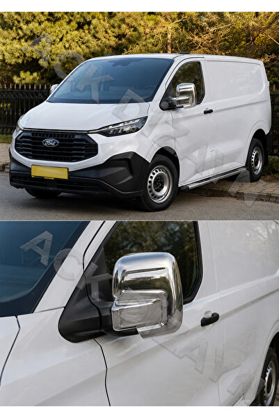 ACK Dizayn FORD CUSTOM 2023+ ARACINIZA ÖZEL ÜRETİM KROM AYNA KAPAĞI A+ ABS