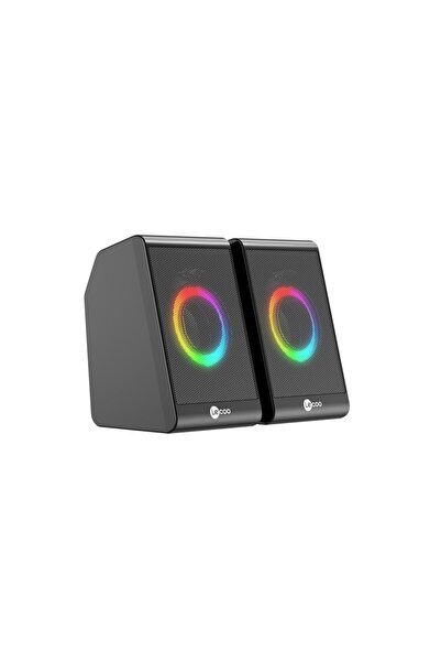 LENOVO DS100 LECOO 1+1 3W*2 RGB Aydınlatmalı Usb Siyah Hoparlör