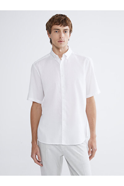 LC Waikiki Regular Fit Crinkle Men's Shirt