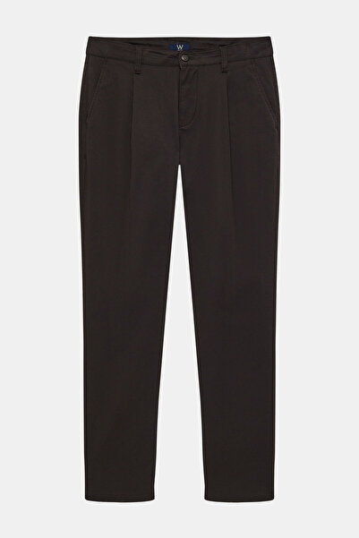 W Collection KAHVE DAR PAÇA SPOR PANTOLON