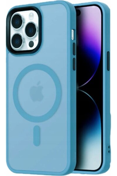 Hurtel Colecția Magnetică Husă MagSafe pentru iPhone 16 Pro Max – Albastru-ciel