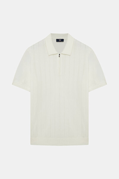 W Collection EKRU POLO YAKA T-SHİRT