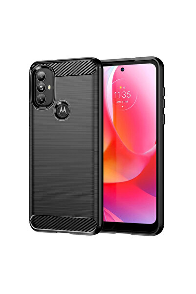 Hurtel Husă flexibilă din carbon pentru Motorola Moto G Power 2022, neagră