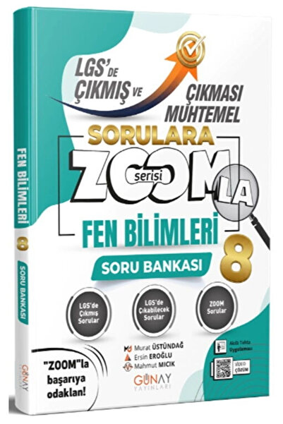 Günay 8.Sınıf Lgs Fen Bilimleri Çıkması Muhtemel Soru Bankası Zoom Serisi