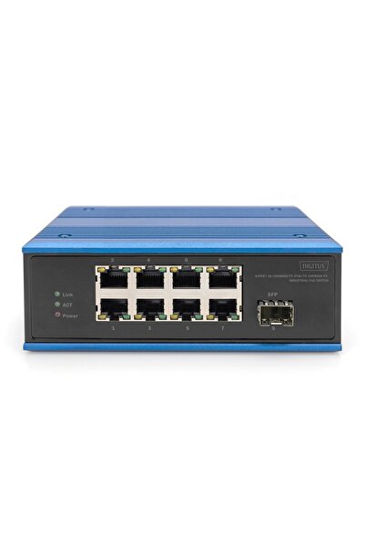 Digitus Βιομηχανικός Διακόπτης Ethernet - 9 Θύρες - 8x Base-Tx (10/100) - 1x ...