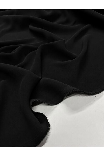ZÜMHA Black Feracelik Medina Silk Fabric – Flowing and Stylish Appearance