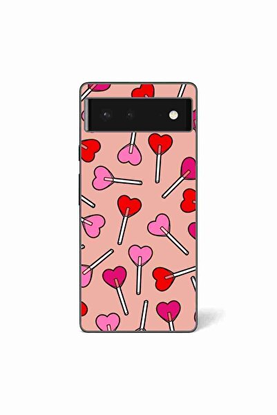 OEM Θήκη συμβατή με Google Pixel 6, από σιλικόνη gel TPU, με σχέδιο καρδιές κ...