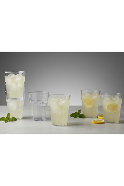 YAZICI Set of 5 270 ml Cocktail Glasses Hard Plastic Invitation Engagement We...