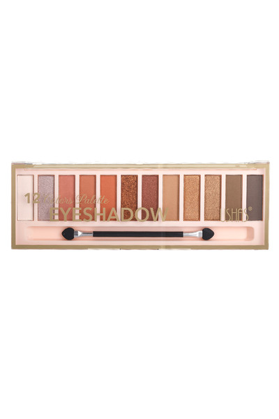 Zumzeria Makeup Palette with Brown Matte & Glitter Shadows (12 colors) 13g