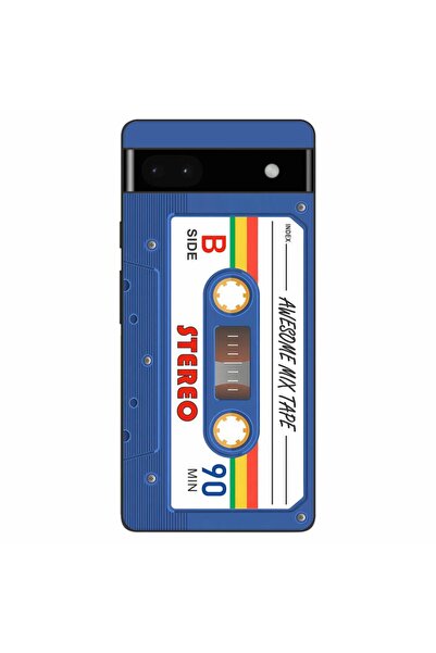 OEM Husa compatibila cu Google Pixel 6A Silicon Gel Tpu Model Caseta Vintage ...