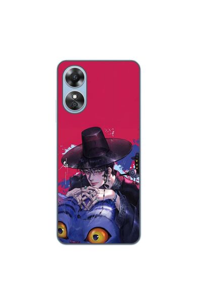 OEM Husa compatibila cu Oppo A17 Silicon Gel Tpu Model KPop Demon Hunters Jin...