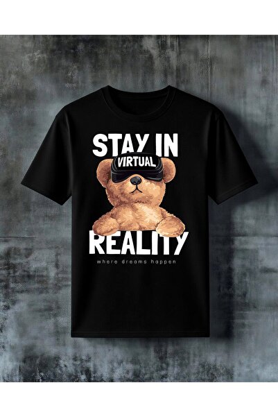 COMVİCHO Virtual Ayi Printed Oversize T-Shirt