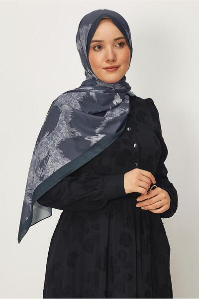 Alvina Flower-Patterned Shawl 8632