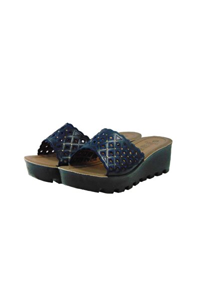 OEM Tsimpolis Shoes 9695-02 Καλοκαιρινή Γυναικεία Παντόφλα Μπλε