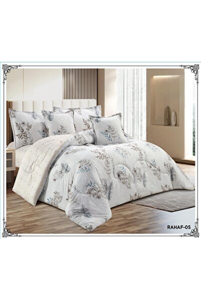 miral Nefren Summer Quilt Set Unique Design 6 Pieces Full Filling Quilt Size ...