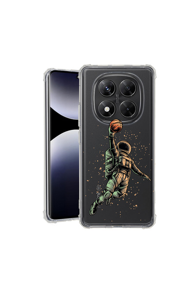 bestcase Husă Antișoc pentru Xiaomi Redmi Note 15 Pro 4G, Astronaut Baschet, ...
