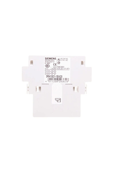 Siemens Auxiliary contact 2Z 0R side mount S0-S12 3RH1921-1EA20